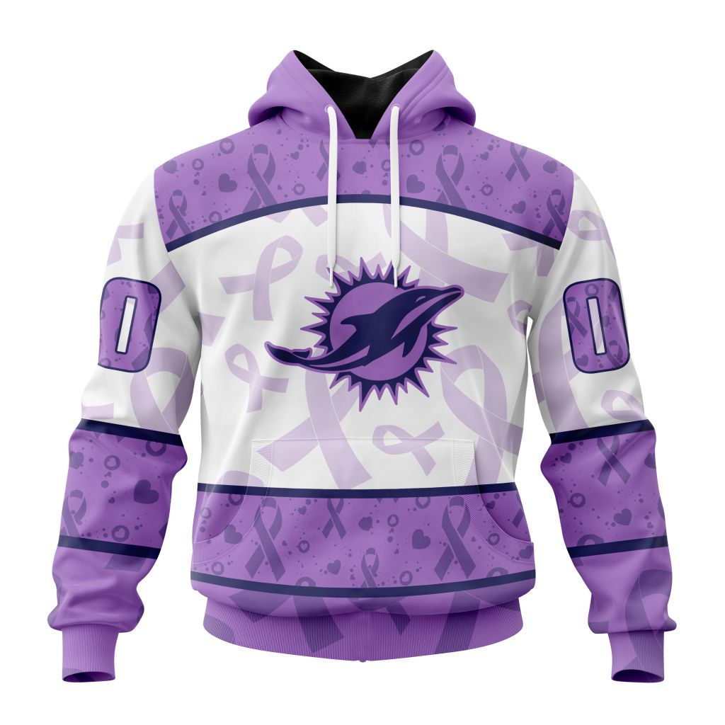 NFL Miami Dolphins Special Lavender – Fight Cancer ST2201