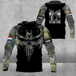 Personalized Netherlands Soldier/ Veteran Camo With Name And Rank Hoodie 3D Printed – 1609230001