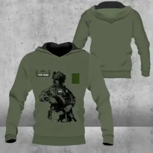 Personalized Netherlands Soldier/ Veteran Camo With Name And Rank Hoodie 3D Printed – 2709230001