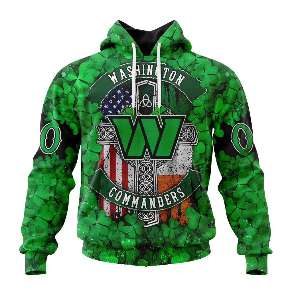 NFL Washington Commanders Special Design For St. Patrick’s Day ST2403